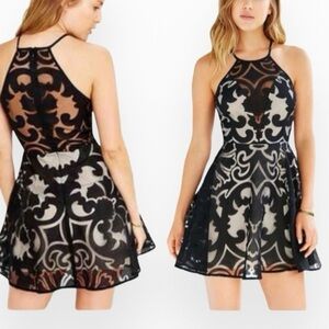 Keepsake The Label Romantic Rebel Sheer Mini Dress‎ Size Xsmall